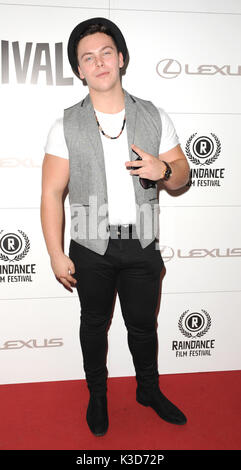 Foto deve essere accreditato ©Alpha premere 079965 21/09/2016 Jack Jones Raindance Film Festival 2016 apertura notturna Gala Vue West End di Londra Foto Stock