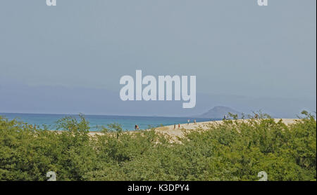 Ponta Preta brook, Santa Maria, Isola di Sal, Capo Verde Isole di Capo Verde Foto Stock