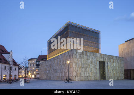 Nuova sinagoga principale nel St. Jakob square, Monaco di Baviera, Baviera, Baviera, Germania, Foto Stock