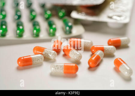 Capsule Foto Stock