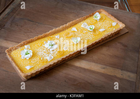 Crostata al limone Foto Stock