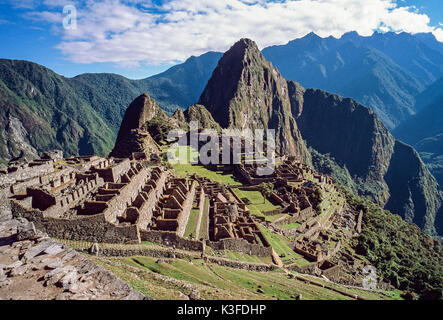 Machu Picchu, Perù Foto Stock