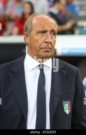 Madrid, Spagna. Il 2 settembre, 2017. Coppa del mondo Russia qualificatori 2018. Gruppo G. Match tra Spagna vs Italia. Ventura Credit: Indipendente Photo Agency Srl/Alamy Live News Foto Stock