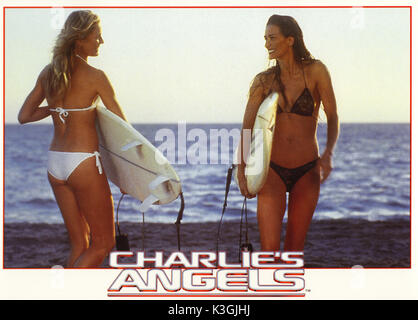 CHARLIE'S ANGELS: Full Throttle [US 2003] Cameron Diaz, Demi Moore data: 2003 Foto Stock