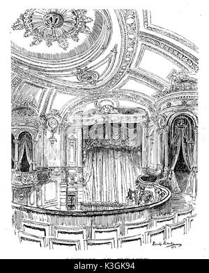 WEST END CINEMA, 3-4 Coventry Street, Londra W1 da 1924 ribattezzato il Rialto Auditorium sketch dal 1913. Ha aperto nel Marzo 1913 WEST END CINEMA 3-4 Coventry Street, Londra W1 da 1924 ribattezzato il Rialto Auditorium sketch dal 1913. Si è aperto nel mese di marzo 1913 Foto Stock