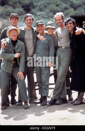 M.A.S.H. WILLIAM CHRISTOPHER, David Ogden Stiers, ALAN ALDA come Hawkeye Pierce, Harry Morgan, Loretta SWITT, Mike Farrell, JAMIE FARR Foto Stock