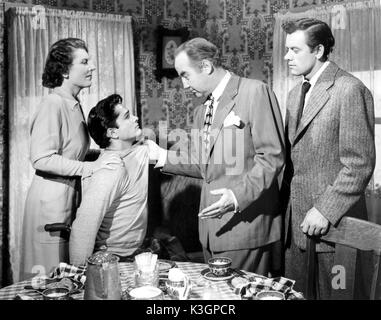 Tutti gli uomini del re [US 1949] [L-R] ANNE SEYMOUR, JOHN DEREK, BRODERICK CRAWFORD [seconda a destra], Giovanni Irlanda [destra] Foto Stock