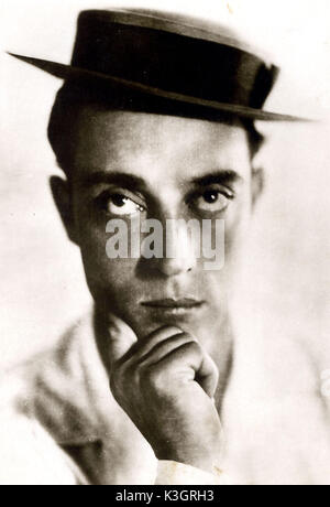 BUSTER KEATON Poker di fronte American film comico, meglio conosciuto per il suo film muti Foto Stock