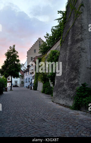 Engen, città vecchia di sera Foto Stock