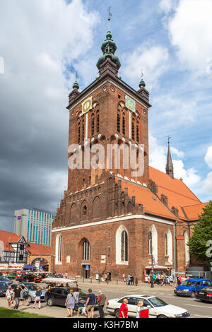 La Polonia, città di Gdansk, Catherine Chiesa Foto Stock