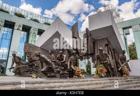 Polonia, Warzaw City, l'Insurrezione di Varsavia Monumento degli eroi Foto Stock