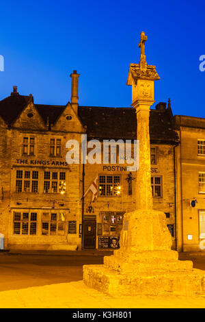 Inghilterra, Gloucestershire, Cotswolds, Stow-su-il-wold, Marketplace Foto Stock