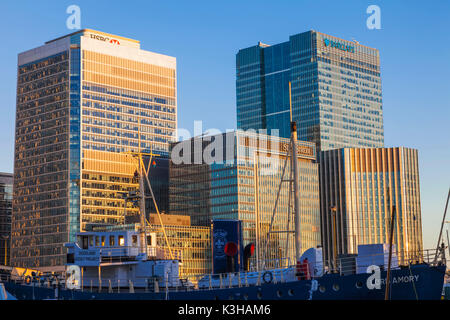 Inghilterra, Londra, Docklands, Canary Wharf Foto Stock
