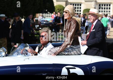 Il principe Michael di Kent hosting Concours di eleganza a Hampton Court Palace Foto Stock