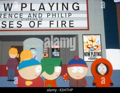 SOUTH PARK Cartman, Kyle, Stan, Kenny Foto Stock