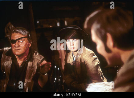 Il GRINTA John Wayne, KIM DARBY, Glen Campbell data: 1969 Foto Stock