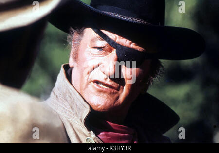 Il GRINTA John Wayne come Rooster Cogburn data: 1969 Foto Stock