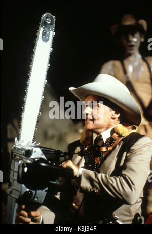 Il Texas Chainsaw Massacre II Dennis Hopper data: 1986 Foto Stock