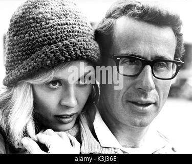 BONNIE E CLYDE Faye Dunaway portare attrice, Arthur Penn director Bonnie e Clyde Faye Dunaway portare attrice, regista Arthur Penn data: 1967 Foto Stock