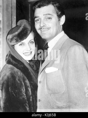 CAROLE Lombard e Clark Gable Foto Stock