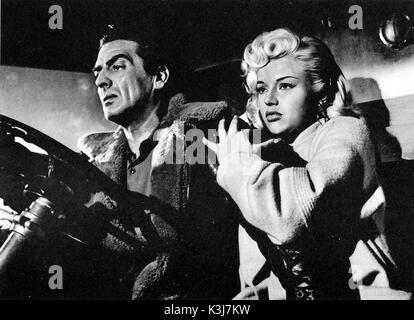 Il haul lungo VICTOR MATURE, Diana Dors data: 1957 Foto Stock