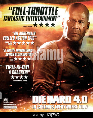 Vivere liberi o morire aka DIE HARD 4.0 data: 2007 Foto Stock