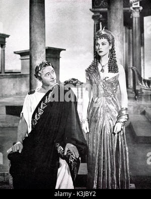 Cesare e Cleopatra Claude Rains, Vivien Leigh Foto Stock