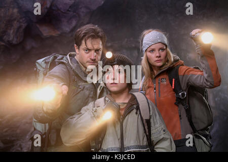 Viaggio al centro della terra 3D Brendan Fraser, Josh Hutcherson, ANITA BRIEM VIAGGIO AL CENTRO DELLA TERRA 3D Data: 2008 Foto Stock