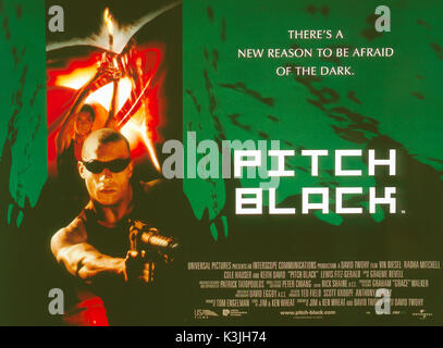 PITCH BLACK VIN DIESEL data: 2000 Foto Stock