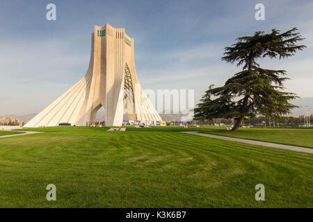 Iran, Teheran Azadi Tower, Freedon Monumento a torre Foto Stock