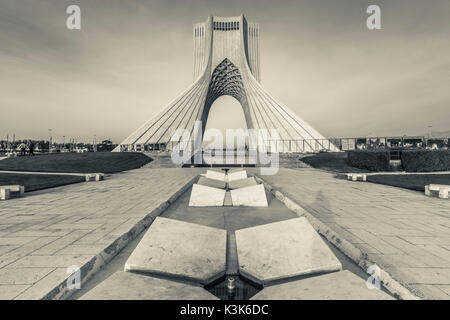 Iran, Teheran Azadi Tower, Freedon Monumento a torre Foto Stock
