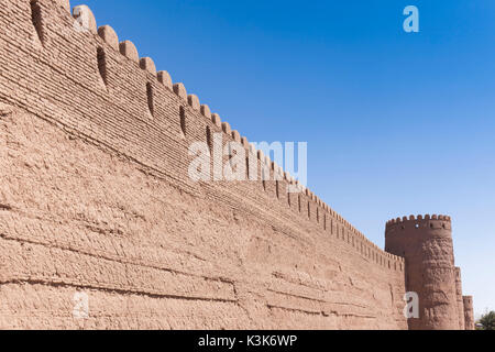 Iran Iran sudorientale, Rayen, Arg e Rayen, antica cittadella di adobe Foto Stock