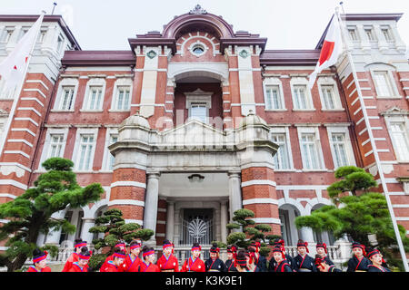 Giappone, Hoshu, Tokyo, Marunouchi, Stazione di Tokyo Foto Stock