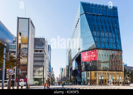 Giappone, Hoshu, Tokyo, Ginza, Tokyu Plaza e costruzione di Sony Foto Stock