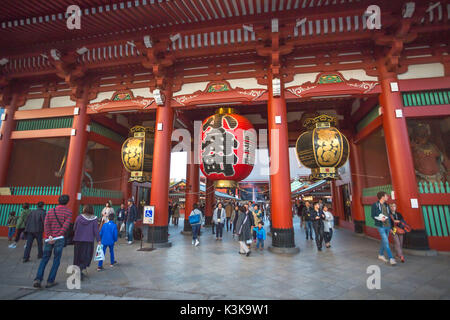 Giappone Tokyo City, il quartiere di Asakusa, il Tempio di Sensoji Foto Stock