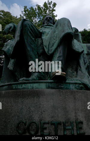 Europa Austria, Vienna, Johann Wolfgang von Goethe memorial Foto Stock