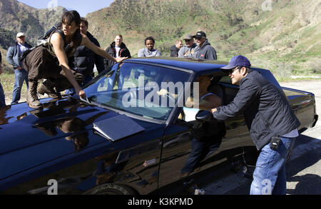 FAST & FURIOUS ALIAS FAST & FURIOUS 4 MICHELLE RODRIGUEZ, VIN DIESEL, DIRECTOR JUSTIN LIN data: 2009 Foto Stock