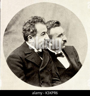 AUGUSTE E LOUIS LUMIERE [1864 - 1948] film francese pioniere fratelli Foto Stock