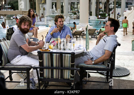 La sbornia Zach Galifianakis, BRADLEY COOPER, ED HELMS data: 2009 Foto Stock