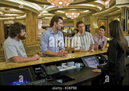 La sbornia Zach Galifianakis, BRADLEY COOPER, ED HELMS, JUSTIN BARTHA data: 2009 Foto Stock