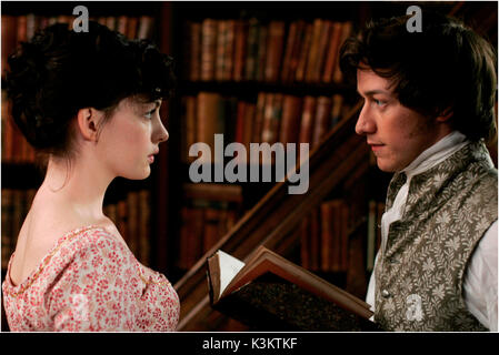 Diventando JANE Anne Hathaway come Jane Austen, JAMES MCAVOY data: 2007 Foto Stock