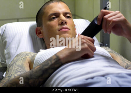 PRISON BREAK [US serie TV 2005 - ] "Cell Test' Wentworth Miller data: 2005 Foto Stock