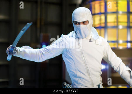 G.I. JOE: la salita del COBRA BYUNG-HUN LEE come Storm Shadow data: 2009 Foto Stock