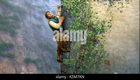 TANGLED aka RAPUNZEL ZACHARY LEVI voci Flynn Rider aggrovigliato data: 2010 Foto Stock