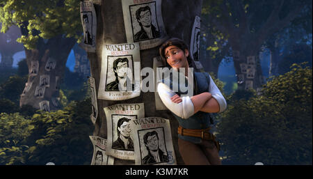 TANGLED aka RAPUNZEL ZACHARY LEVI voci Flynn Rider aggrovigliato data: 2010 Foto Stock