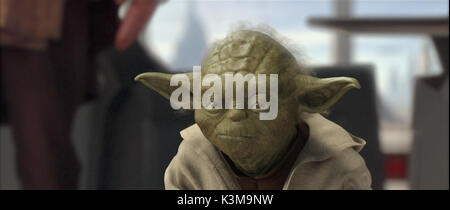 STAR WARS: Episodio II - attacco dei cloni Yoda data: 2002 Foto Stock