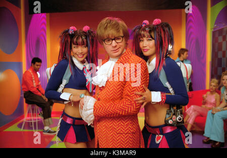 AUSTIN POWERS IN GOLDMEMBER [US 2002] CARRIE ANN INABA, Mike Myers, DIANE MIZOTA data: 2002 Foto Stock