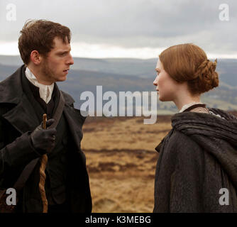 JANE EYRE [BR / US 2011] [L-R] Jamie Bell come San Giovanni fiumi, MIA WASIKOWSKA come Jane Eyre J data: 2011 Foto Stock