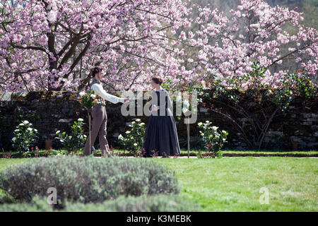 JANE EYRE [BR / US 2011] Michael Fassbender come il sig. Rochester, MIA WASIKOWSKA come Jane Eyre J data: 2011 Foto Stock