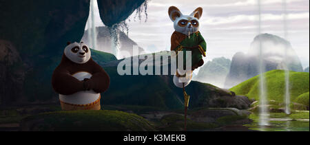 KUNG FU PANDA 2 [US 2011] Jack Black voices Po, Dustin Hoffman voci Shifu data: 2011 Foto Stock